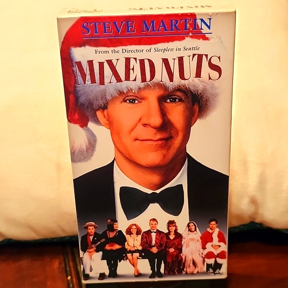 VHS TAPE - "Mixed Nuts" With Steve Martin Christmas
